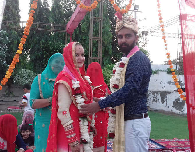 facebook love story, unique marriage, russian girl weds indian boy