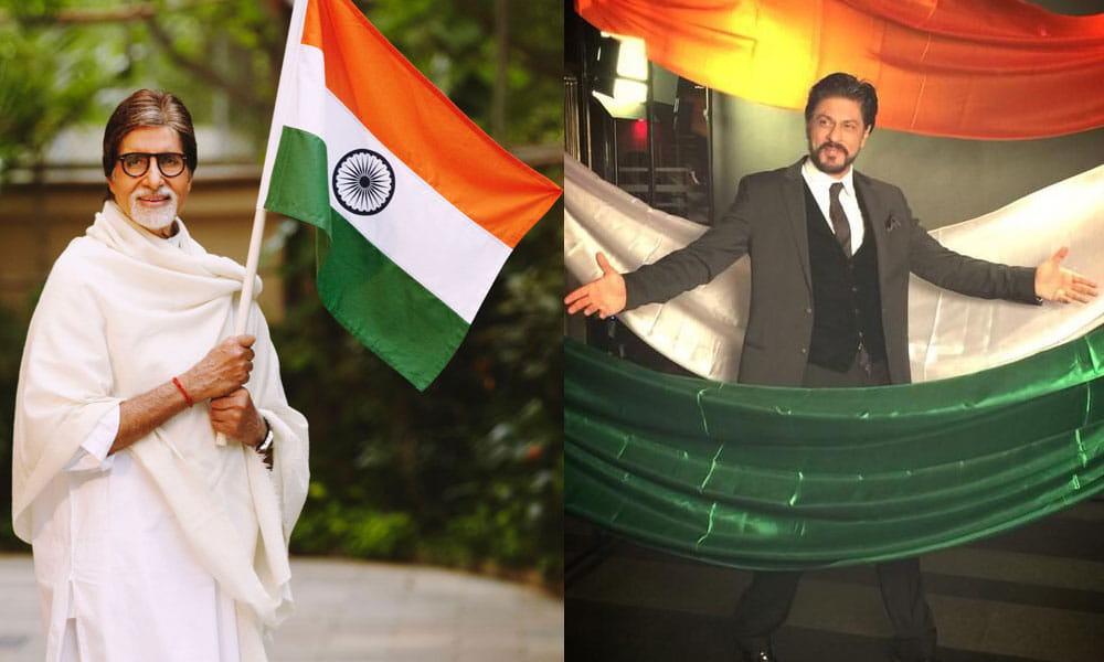 Amitabh Bachchan Shah Rukh Khan And Other Bollywood Celebrities Wishes Happy Independence Day