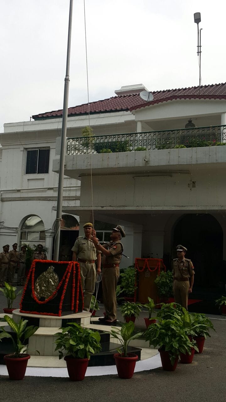 independence day celebration in dgp office lucknow