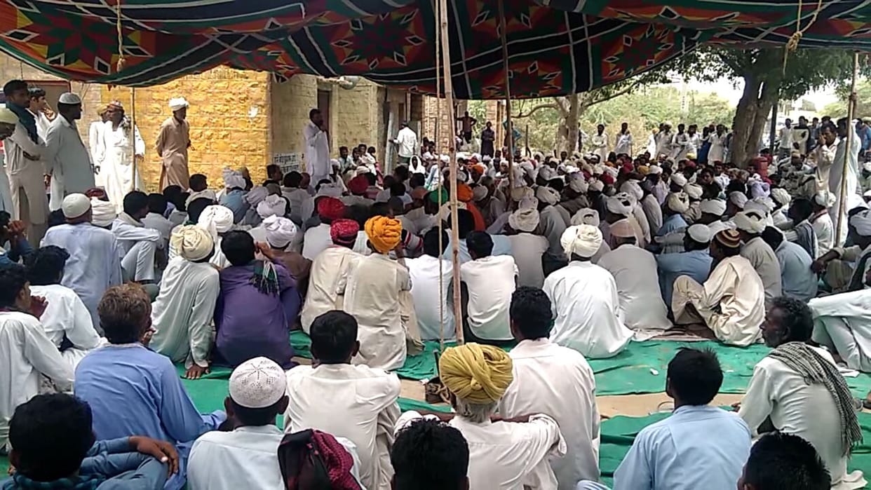Five days after the farmers finished the protest