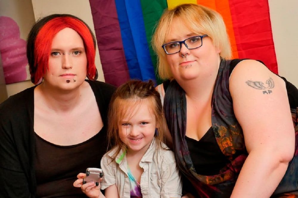 Gender-Fluid Family where mother is transgender and mother is pansexual 