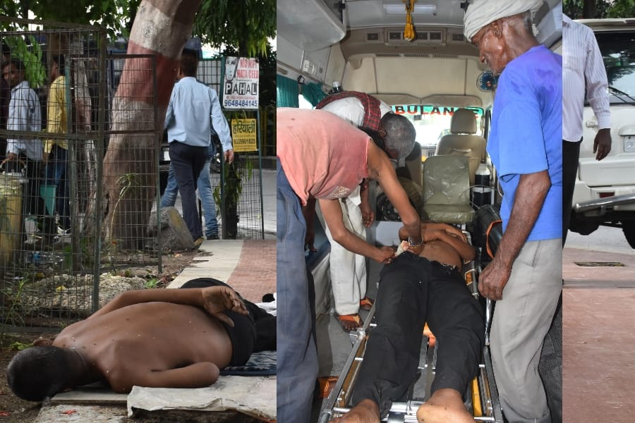 A deadbody found in Hazratganj in Lucknow.