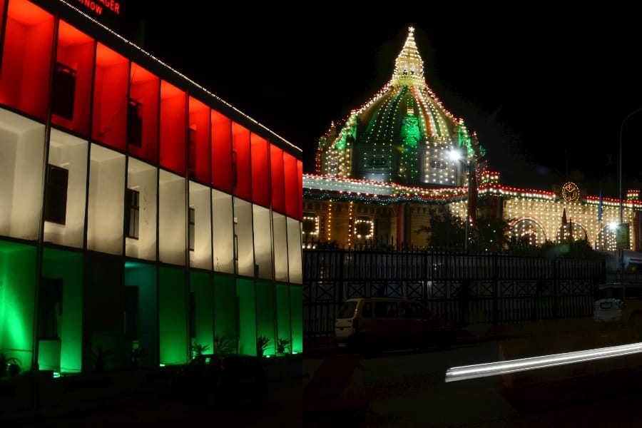Pics of Independence day celebration in Lucknow.