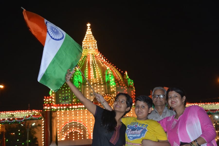 Pics of Independence day celebration in Lucknow.