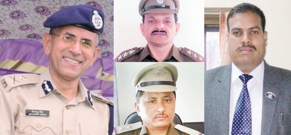 Himachal president police medal to IG Himanshu Mishra and three police medals