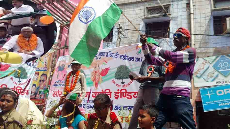maa tujhe pranam rally in kanpur with president family members