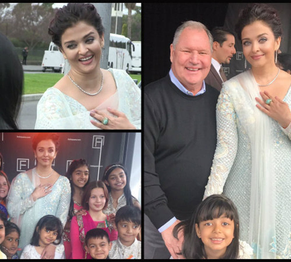 Aishwarya Rai Bachchan’s Deep-Neck Outfit Make Her UNCOMFORTABLE in melbourne