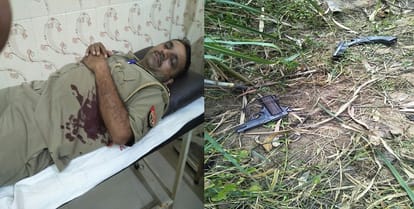 The accused was killed in the encounter, celebrating the SSP on the shoulders