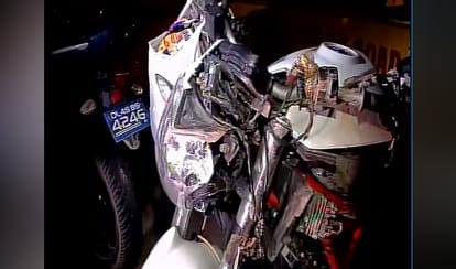 high speed and super bike stunt took man life in delhis mandi house