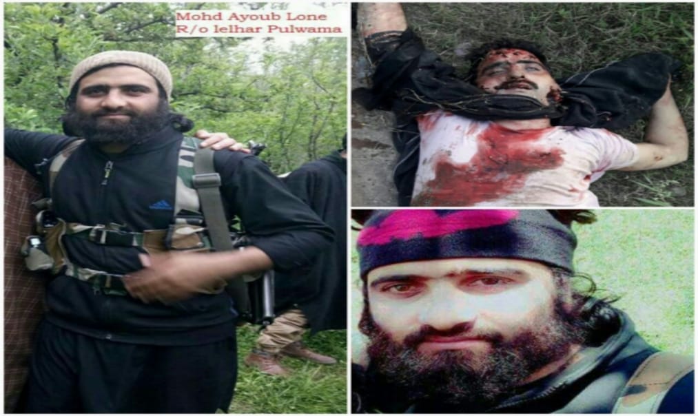 LeT commander Ayub Lelhari killed encounter in Pulwama