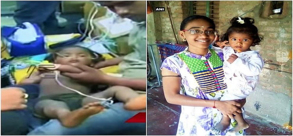 Two year child who fell into borewell rescued by NDRF in Andhra Pradesh