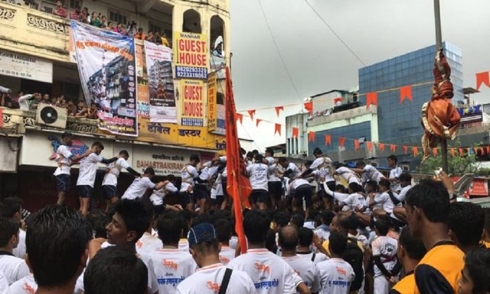 Pics: dahi handi celebrations has celebrated at different places of country