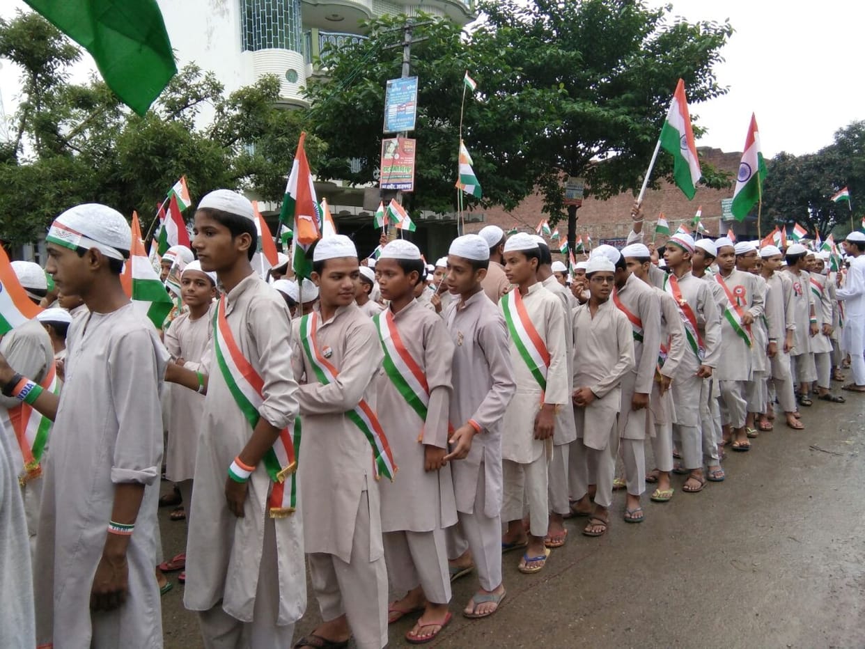 varanasi madarsa gave report og flag hosting on Independence Day