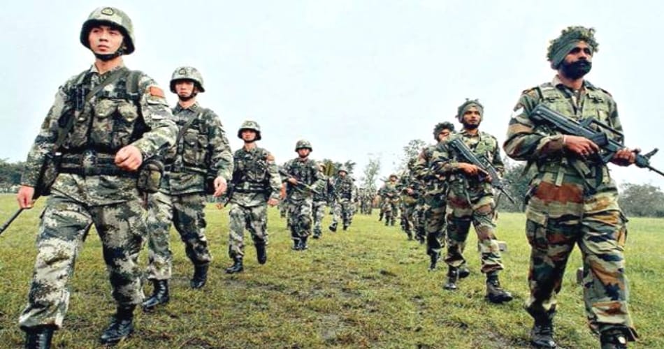 army on China border, cantonments of North India alert