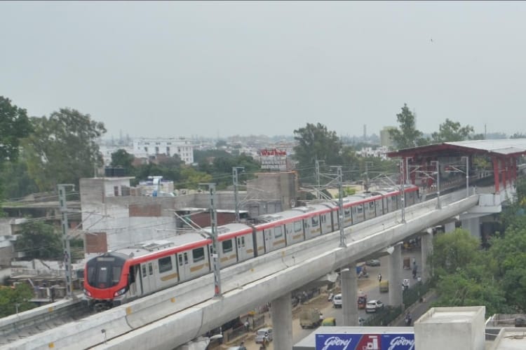 cmrs team approved lucknow metro commercial run