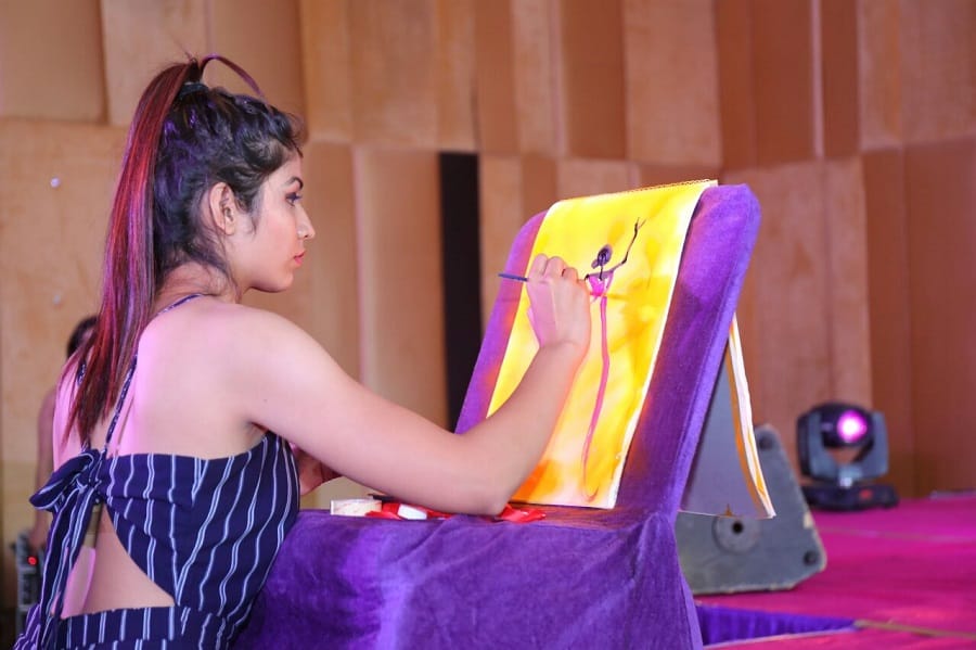 models show their extra talent in miss rajasthan 2017 talent round held in jaipur 