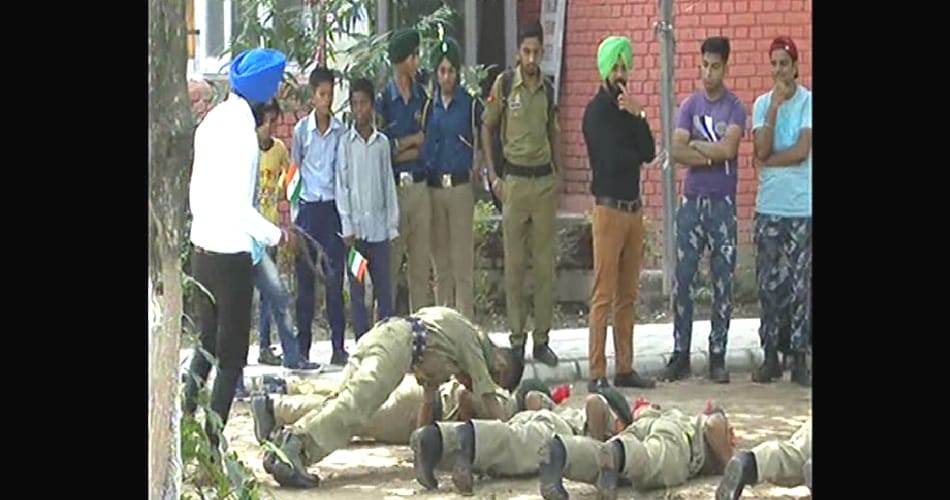 NCC cadet beaten by belt after parade