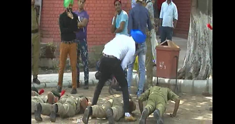 NCC cadet beaten by belt after parade