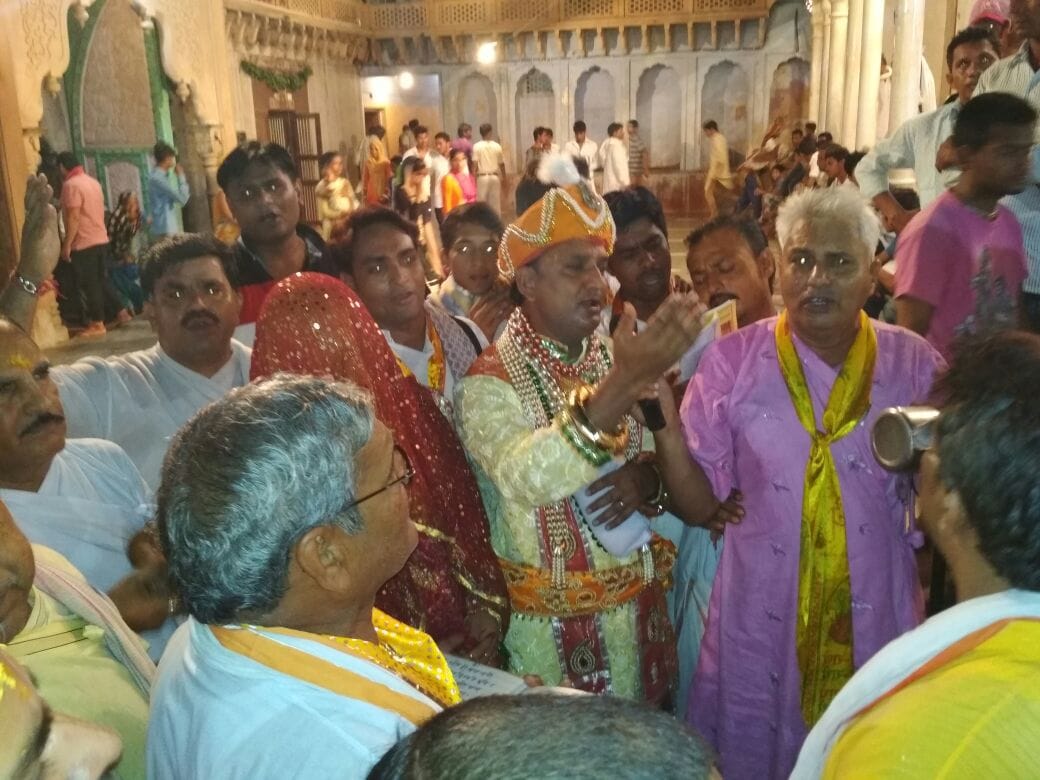 celebration in nandgaon in mathura on janmashtami