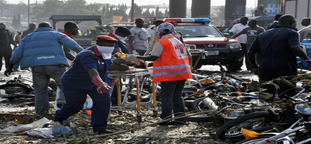 Suicide bombers kill 28 people in Nigeria, 82 wounded