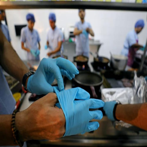 Egyptian operating room themed restaurant where doctors become chefs