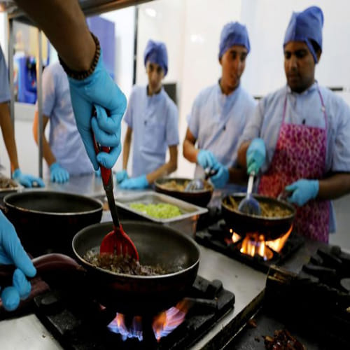 Egyptian operating room themed restaurant where doctors become chefs