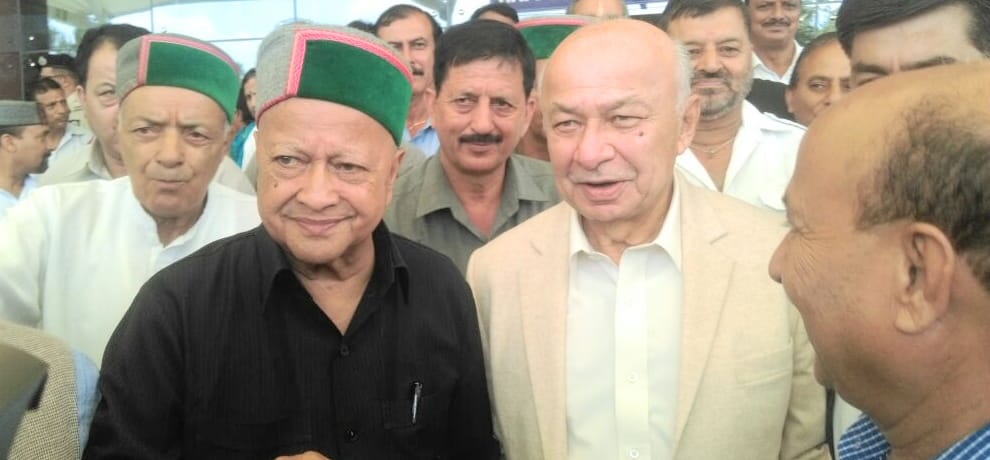 Himachal Kangra congress in charge sushil kumar shinde on a visit to kangra