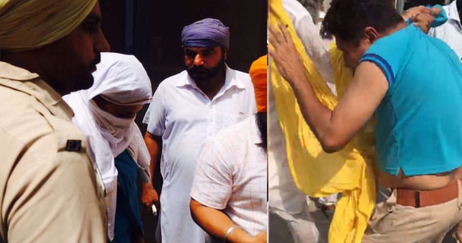 punjab police asi beaten by people, was with lady in govt resident