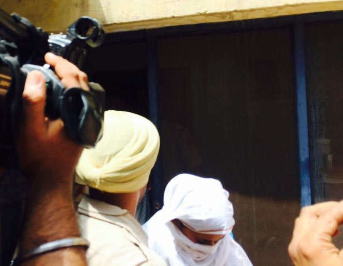 punjab police asi beaten by people, was with lady in govt resident
