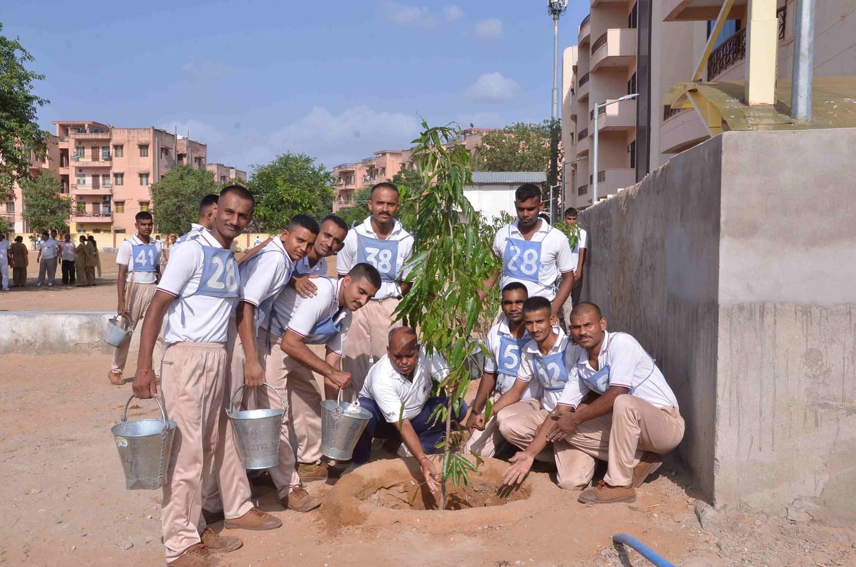 Plantation done in RPA on the occasion of Independence Day