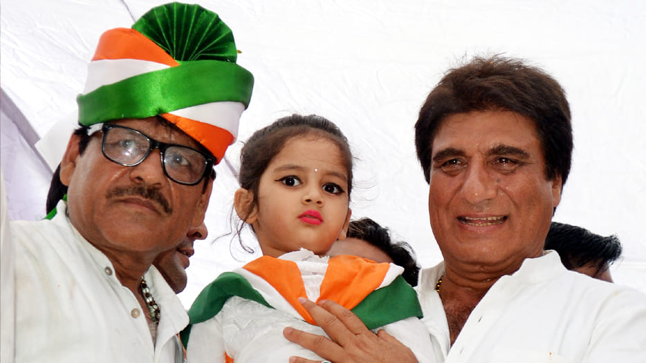 rajbabbar statement against cm yogi 