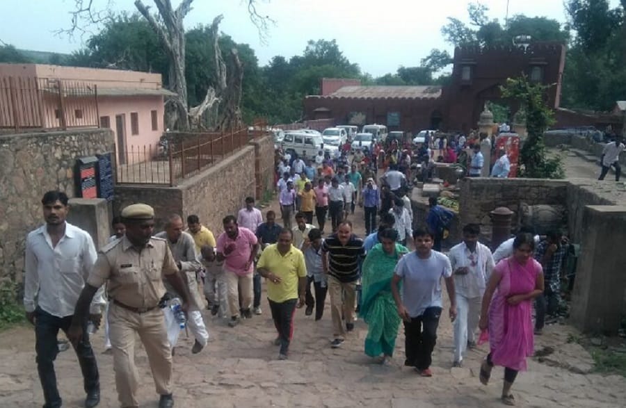 This district collector running 16 kms for good rain in your district