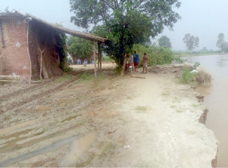 Water level of Mohana reaching Ganganagar population