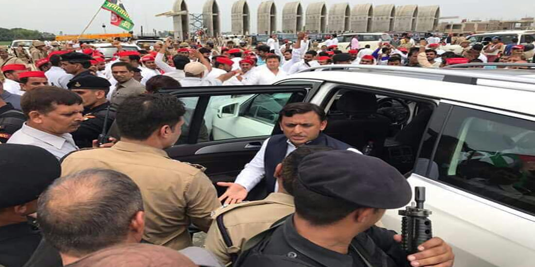 Akhilesh Yadav arrest at unnao
