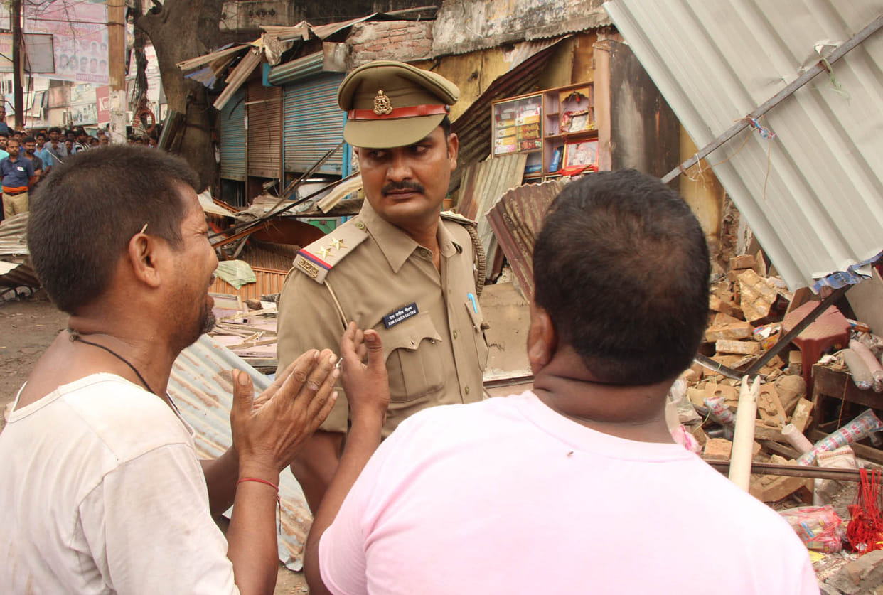 Drive against encroachment on Varanasi roads by administration