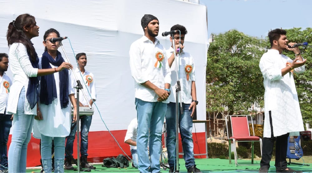 71th independence day celebrated in gla with great enthusiasm