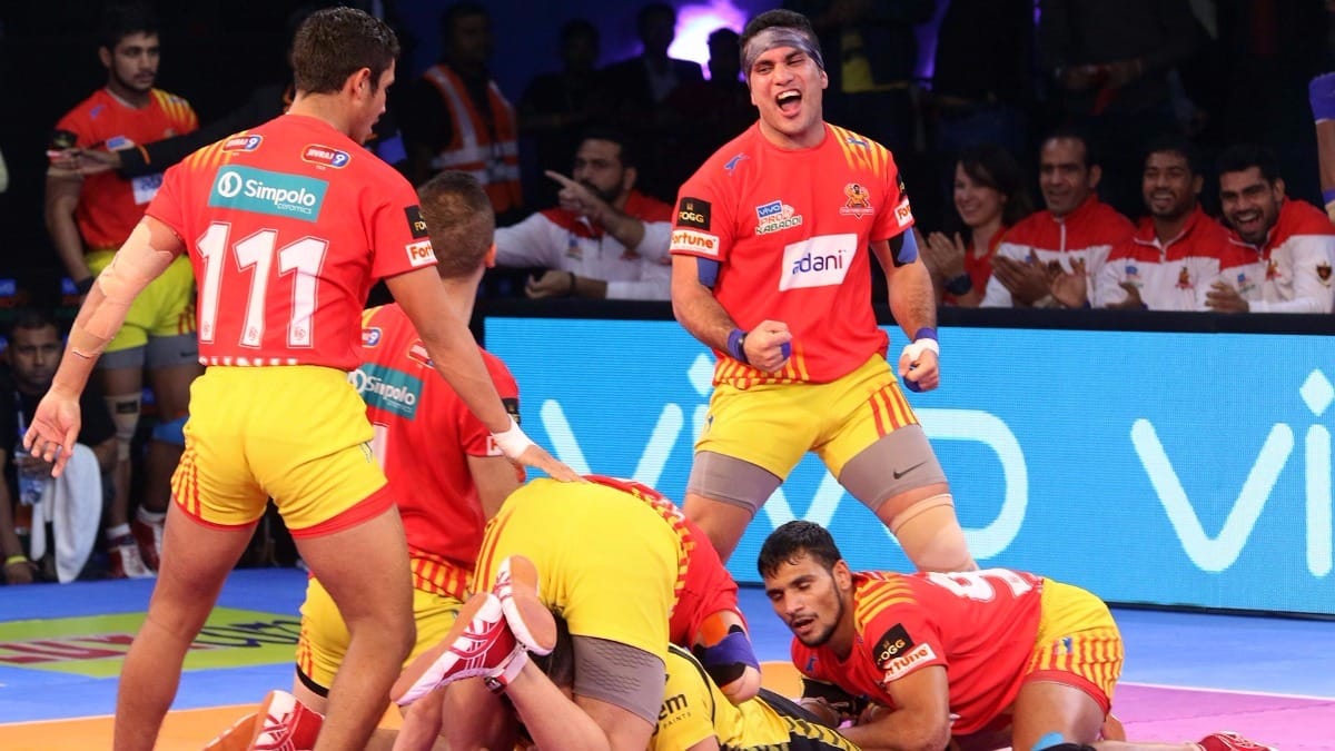 Pro Kabaddi League 2017: Match 31: Gujarat Fortunegiants vs Telugu Titans
