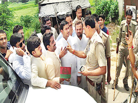 Police interrogated, detained, arrested