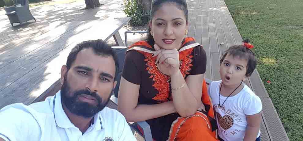 shami shares a delightful photo of his family twitter users react