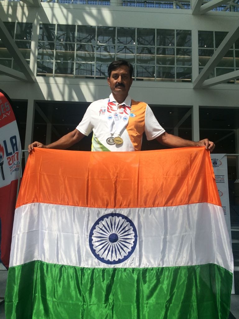 india won gold medal in police and fire services games held in america 
