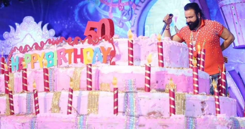 sirsa dera sacha sauda founder gurmeet ram rahim 50th birthday celebration