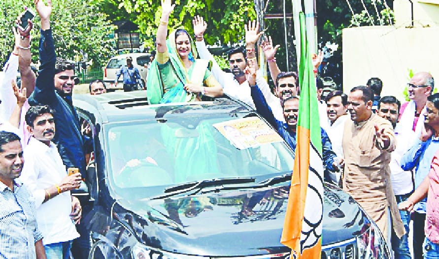 problem between bjp for jila pachayat president