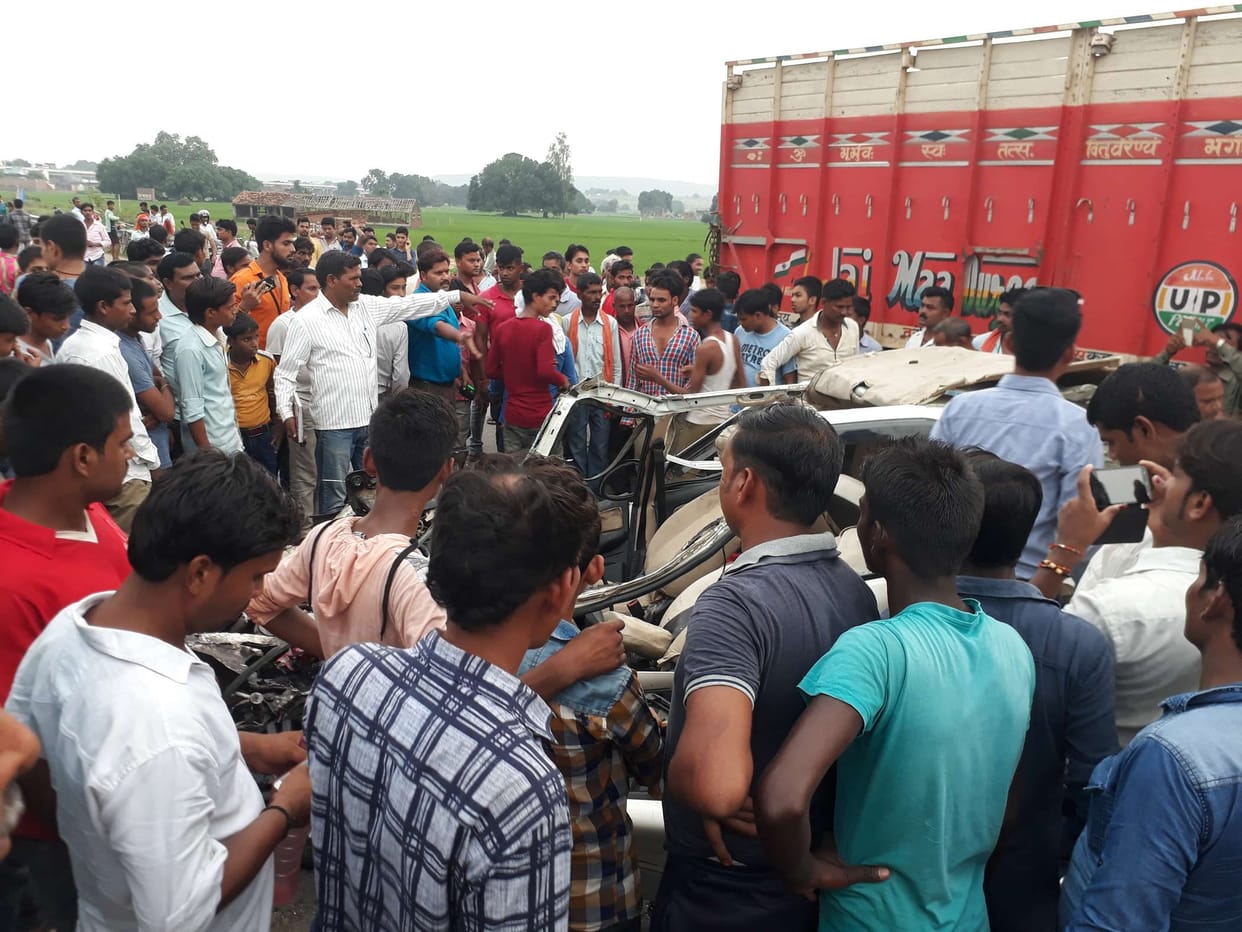 Four injured in car truck, one killed
