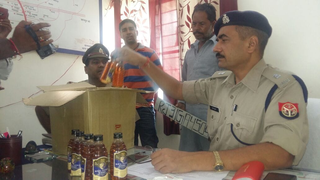 पुलिस न पकड़ी 20 लाख की शराब