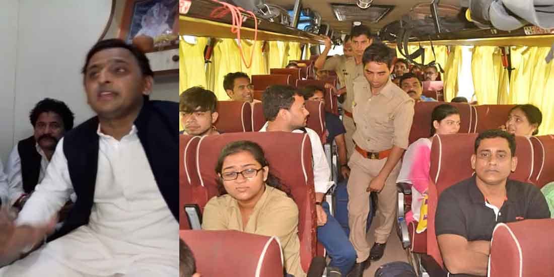 akhilesh-yadav-searched-by-police-officials