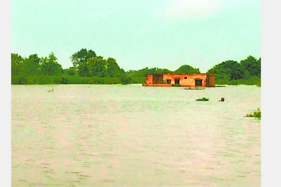 six died because of flood in awadh in uttar pradesh.