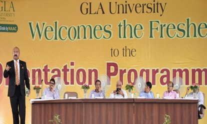 GLA University, Mathura Academic Session started with Orientation Program
