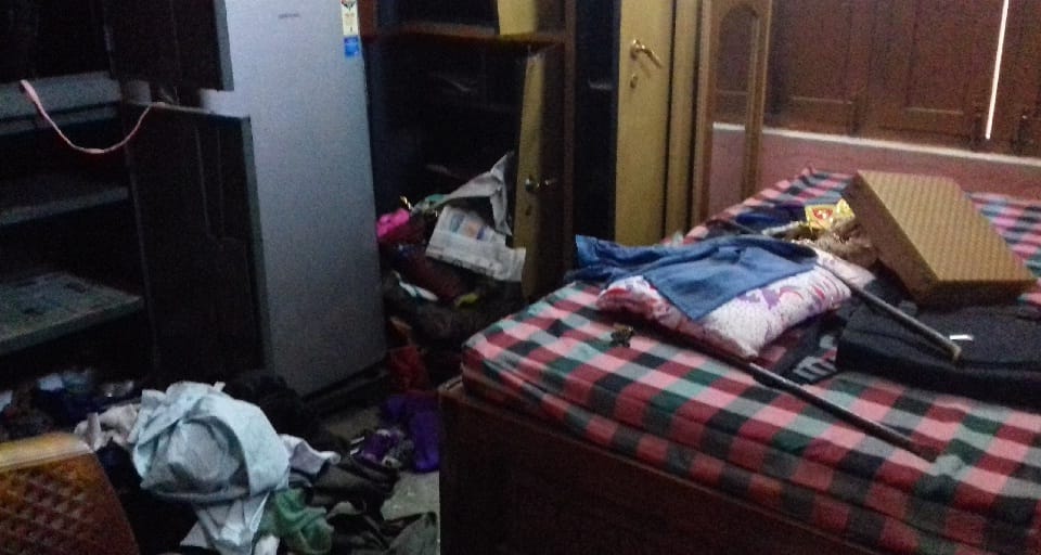 If the thieves did not find anything in the house then the tenants cleared the ration