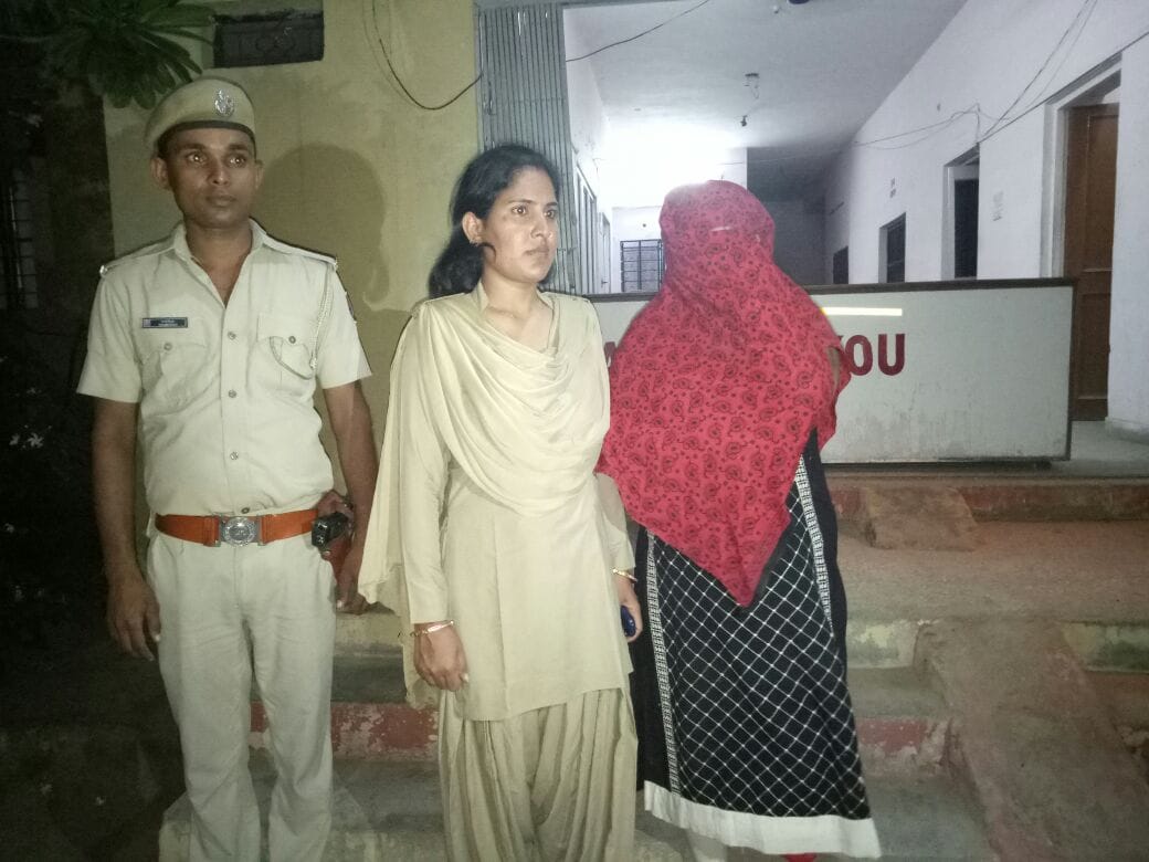 police raid at spa centre in bhiwadi and neemrana
