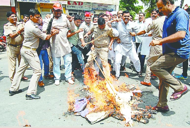 SP workers protest